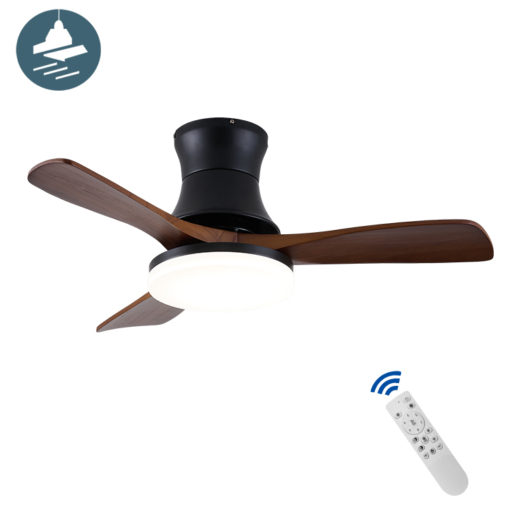 Chinese Factory Supply Intelligent Ceiling Fan Light Modern ABS Ceiling Lights Remote Control Led Ceiling Fans Lighting