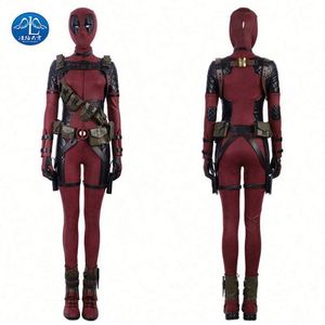 Costume da Adulto per Cosplay Deadpool in Offerta, Set Completo di Accessori per Halloween con Maschera Realistica, Personaggio TV e Film, Motivo Anime - Product Image 4