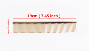 2026 <b>Pet</b> Metal Beauty Straight Comb Dog Stainless Two Use <b>Pet</b> Cat Combs - Product Image 6