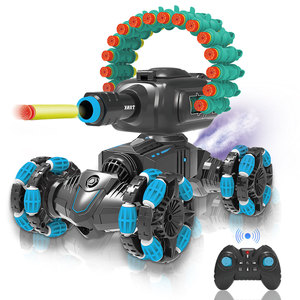 Juguete Transfronterizo para Influencers: Tanque RC <span class=keywords><strong>de</strong></span> 7 Canales con Luz y Pulverizador, Coche RC Transformable para Niños, Alcance <span class=keywords><strong>de</strong></span> 30m, Plástico - Product Image 5