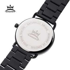 Kingnow 2021 Reloj deportivo de lujo para hombre/Reloj de cuarzo de moda con fecha automática Reloj de pulsera de madera Envío rápido Venta caliente - Product Image 3
