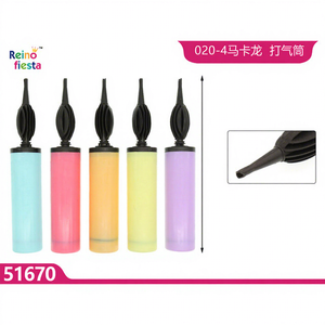 ปั๊มลูกโป่งหัวกลมหลากสีขนาด48X285ซม. สำหรับตกแต่งงานปาร์ตี้ - Product Image 1