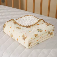 Nouveau modèle de bavoir pour bébé, respirant et chaud, doux, couverture de sieste apaisante pour bébé