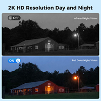 Full HD Night Vision 8MP Dual Lens 4G SIM Card Outdoor Wireless Ptz CCTV Solar Panel Camera Security