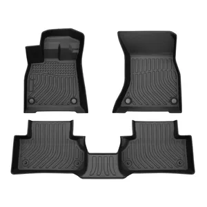 All weather car interior floor mats 3D TPE car mats auto floor liners for Audi A3 Q3 A4 A5 car accessories carpets