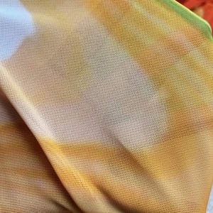 Chất Lượng Cao Sang Trọng 93% Polyester 7% Spandex Pha Trộn Đàn Hồi Lưới Tie-Dye In Vải Cho Dresses - Product Image 6