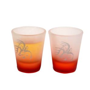 Verre à liqueur 1.5oz Bucks Verre à <span class=keywords><strong>shooter</strong></span> givré avec logo Blood Buck pour lunettes de bar Hunter Club - Product Image 6