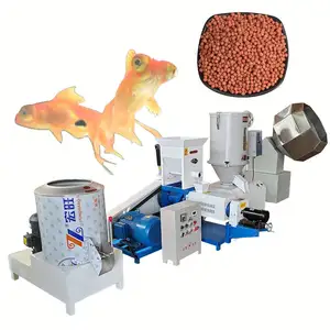 Fischfutter-Herstellungsmaschine Pellets automatisch Aquarium Fischfutter-Maschine Extruder Fischfutter-Herstellung Produktion Pelletsanlage