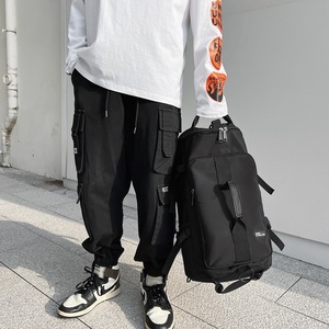 Bolsa de Viaje Personalizada, Mochila de Gran Capacidad, Informal, Multiusos, Bolsa de Gimnasio Impermeable, Bandolera de Poliéster - Product Image 5