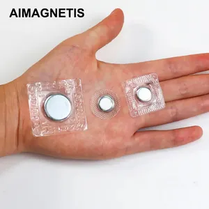 High Quality N35 <strong>Magnet</strong> Magnetic Bag Button NdFeb <strong>Magnet</strong> Sewn PVC <strong>Magnet</strong> For Sale - Product Image 2