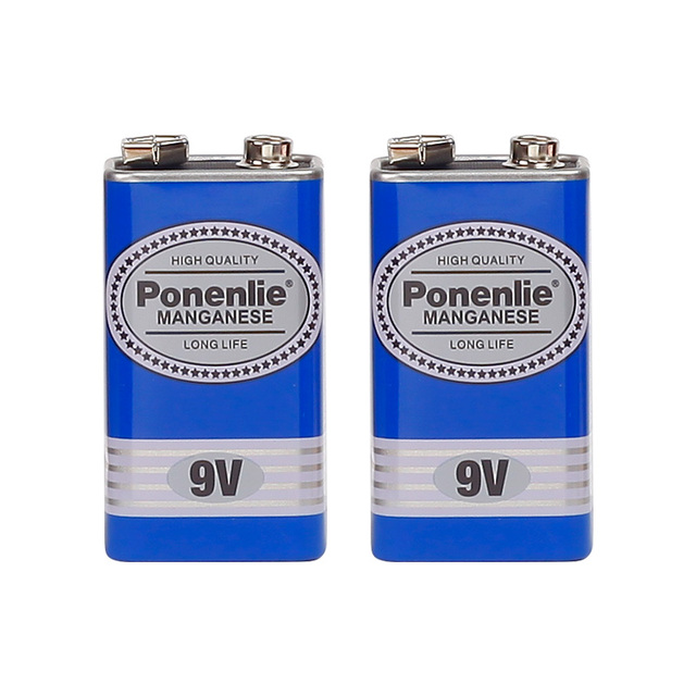 Durable 6F22 9V Carbon Battery Primary Battery for Game Controllers