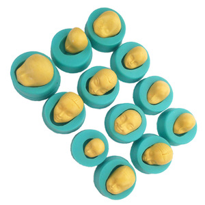 Fondant Cake Silicone Mold Doll Face 12 Pieces Baking DIY Chocolate Tool - Product Image 4