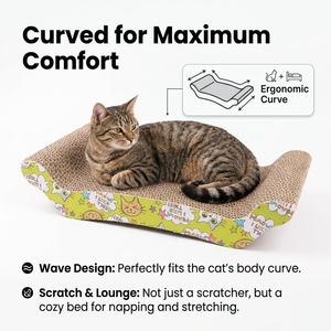 Griffoir pour chat en carton ondulé unique et économique - Product Image 5