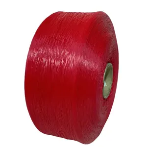 Pp Garen Afvalfabrikanten Polypropyleen Multi Filament Gekleurd Garen Gerecycled Garen Gebruikt Voor Webbing Weven Breivlam