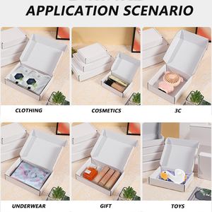 Tùy chỉnh bưu phẩm sóng màu sắc sang trọng quà tặng các tông Giá tốt giấy gửi thư Hộp bao bì với logo cho chăm sóc da vận chuyển - Product Image 6