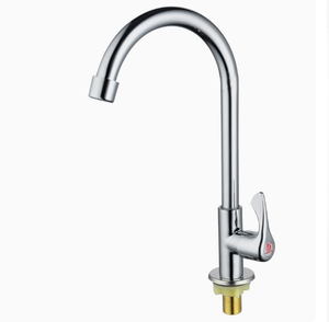 Modern Kitchen Faucet Matte Sliver Finish <b>Single</b> Handle Sink Mixer <b>Tap</b> - Product Image 2