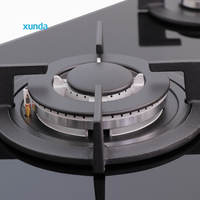 Kompor Gas Dapur Xunda Manufacturers di Cina dengan Harga Terjangkau, Kompor Gas 5 Tungku, Peralatan Memasak Gas untuk Meja Dapur