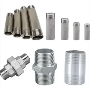HEDE Direct vende tubi in acciaio al carbonio per raccordi filettati per capezzoli filettati raccordi per tubi di livello industriale