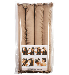 Arricciacapelli Senza Calore 3 Pezzi in Raso di Seta, Bigodini Flessibili per Tutti i Tipi di Capelli, Strumenti per lo Styling dei Ricci Durante la Notte - Product Image 4