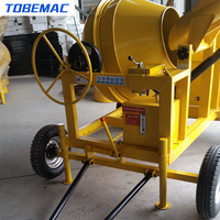 Bétonnière portable diesel 500L, haute productivité, équipement de mélange uniforme pour la construction et l'ingénierie
