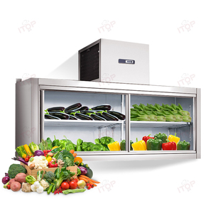 Cabinet de refroidissement en acier inoxydable Mini <span class=keywords><strong>vitrine</strong></span> pour boissons Réfrigérateur mural suspendu - Product Image 1
