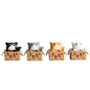 Figurine en résine BEST pour micro-paysage, modèle d'hibou 3D fait main, décoration miniature pour jardin féerique - Product Image 1