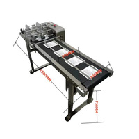Machine de radiomessagerie à jet d'encre à chargeur de friction d'autocollant de pochette de codeur de date automatique pour l'emballage auxiliaire