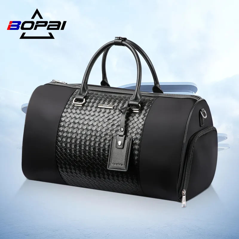 Bopai Bsci Mannen Waterdicht Casual Sport Tote Outdoor Bagage Handtas Crossbody Schoenen Compartiment Grote Capaciteit Reistas