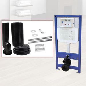 Factory Price Modern Bathroom Toilet Pipe Concealed Mechanism PP+<b>Rubber</b> Gasket Easy Installation Fits 4 Inch Outlet Hidden Water - Product Image 6
