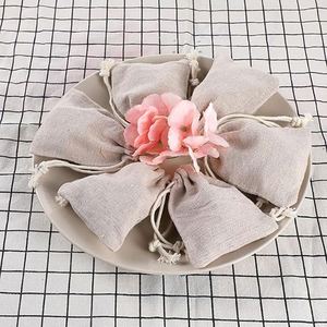 Sachet réutilisable en mousseline de lin et coton avec cordon de serrage, portable, 15x20cm, pour bonbons, grains de café, idéal pour la maison et les cadeaux - Product Image 4