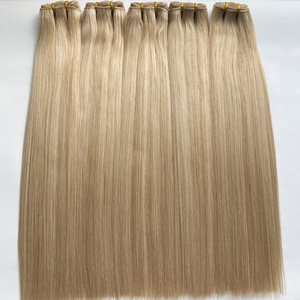 <span class=keywords><strong>Cheveux</strong></span> humains 100% Remy européen vierges, double trame, cuticules intactes, pour tissages à double trame à la machine, directement de l'usine - Product Image 1