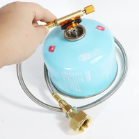 Adaptateur de remplissage de bouteille de gaz pour réchaud de camping, connecteur de réservoir de gaz pour extérieur, accessoires d'équipement de camping