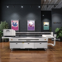 2513 UV Flatbed Yazıcı Geniş Format 4x8ft Akrilik Cam Ahşap Metal PVC Taş Baskısı için Beyaz Mürekkepli UV Inkjet Makinesi