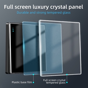 Mode britannique <span class=keywords><strong>2022</strong></span> Standard Ac 240v prises de Surface de miroir en verre complet prises murales - Product Image 2