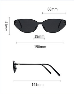 <span class=keywords><strong>Gafas</strong></span> <span class=keywords><strong>Hippies</strong></span> de Metal de Moda al por Mayor para Hombre y Mujer, Protección UV400, <span class=keywords><strong>Gafas</strong></span> <span class=keywords><strong>Hippies</strong></span> Retro Coloridas, <span class=keywords><strong>Gafas</strong></span> de Sol Clásicas de Metal para Fiesta - Product Image 3