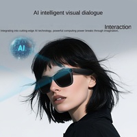 Patjas E03 2025 Nouvelles Lunettes Intelligentes IA Multifonctionnelles Noires Anti-tremblement Caméra HD Lunettes de Soleil Bluetooth Vente Directe Usine Mondiale