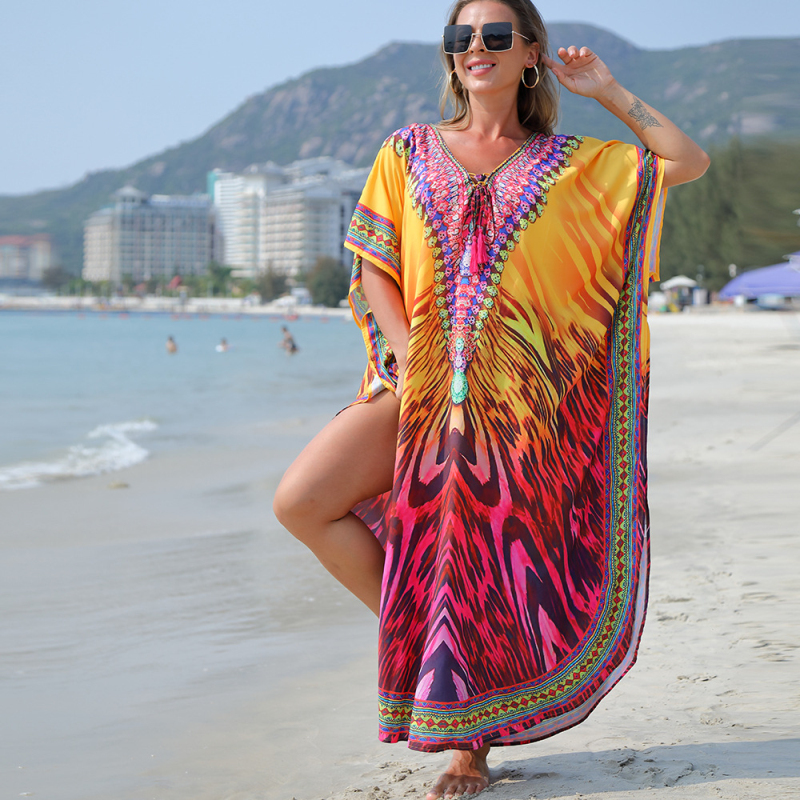 how to choose a flowy dress for beach ceremony Grayson de Vere | Grayson de Vere Kiki Caftan main image 0