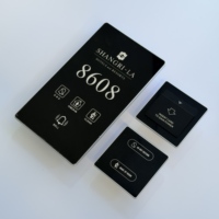 Plaque de porte d'hôtel intelligente à LED avec fonction de signalisation de numéro de chambre et de 'Ne pas déranger'