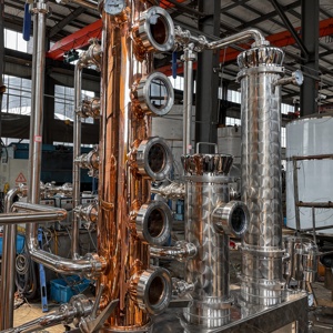 CE 300L Cuivre Whisky Rhum Brandy Still Colonne Distillateur Nouveau Corn Brandi Distilling Equipment Perroquet Destiler pour Alcools - Product Image 3