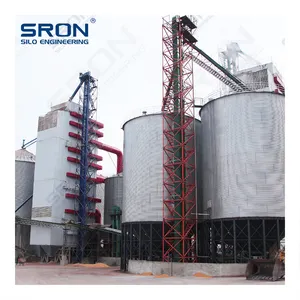 1000 ton/gün tarım toplu mısır kurutma makinesi çeltik pirinç mısır buğday kurutma makinesi tahıl kurutma kulesi için fabrika fiyat satış