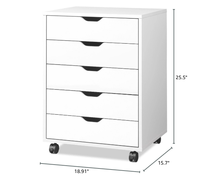 Meuble de bureau moderne en bois MDF Tiroir mobile Armoire de stockage de fichiers modulaire pour bureau
