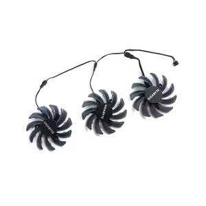 Kankeirr pour Gigabyte AMD Radeon <span class=keywords><strong>R9</strong></span> <span class=keywords><strong>270X</strong></span> 280X 290X WINDFORCE 3X ventilateur de carte graphique 75MM 3PIN T128010SM PLD08010S12H - Product Image 3
