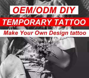 Caja <span class=keywords><strong>de</strong></span> tinta personalizada pequeña Simple Real tatuaje <span class=keywords><strong>pegatina</strong></span> impermeable Gardenia impreso transferencia arte corporal con caja <span class=keywords><strong>de</strong></span> tinta temporal tatuaje - Product Image 6