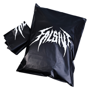 Tùy Chỉnh Màu Đen Giao Thông Vận Tải Nhựa Gửi Thư Túi Với Logo Món Quà Giáng Sinh Túi Bưu Phẩm Cho Quần Áo Bao Bì - Product Image 2