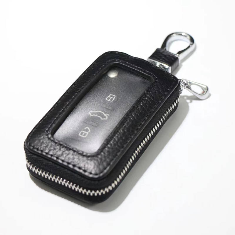Car Key Leather Case | Genuine Leather Key Wallet Protector | OEM Customizable