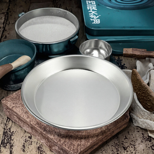 <span class=keywords><strong>Teglia</strong></span> da Forno Rotonda Conica Bassa in Alluminio Antiaderente da 10 Pollici, Non Tossica, Adatta al Forno, per la Cottura Domestica di Torte - Product Image 4