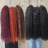 Chocolat Brun # Perruques Lace Frontal 4 Deep Water Wave en Cheveux Humains Pré-épilées 13X6 avec Dentelle HD Transparente, Perruque en Cheveux Vierges Bruts