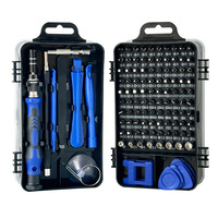 Juego de destornilladores de precisión 115 en 1, Mini kit de herramientas manuales de reparación multifuncional para computadora, teléfono celular