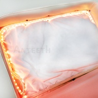 Table de massage et de soin hydrothérapeutique chauffée et réglable avec rangement, pour salons de beauté et spas de luxe