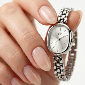 Relojes para mujer de nicho, de alto valor, artísticos, versátiles, sencillos y elegantes, con esfera ovalada. - Product Image 4
